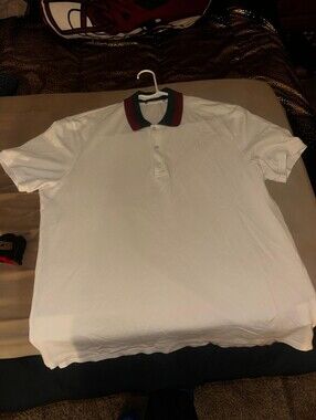 Gucci Classic Web Collar Polo Shirt